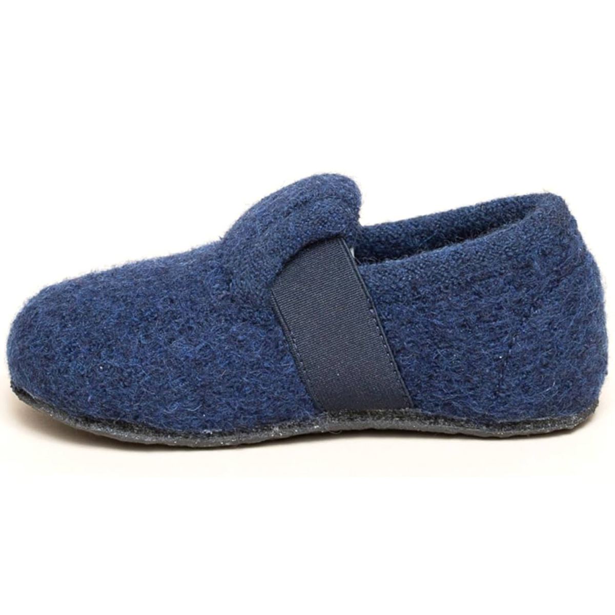 Gottstein - Alpine Runner - Kinder Hausschuhe aus Schurwolle - Dunkelblau (Ink Blue Mele) – Bild 4