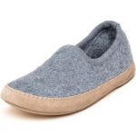 Gottstein - Cheyenne - Unisex Hausschuhe mit Ledersohle - Grau (Grey)