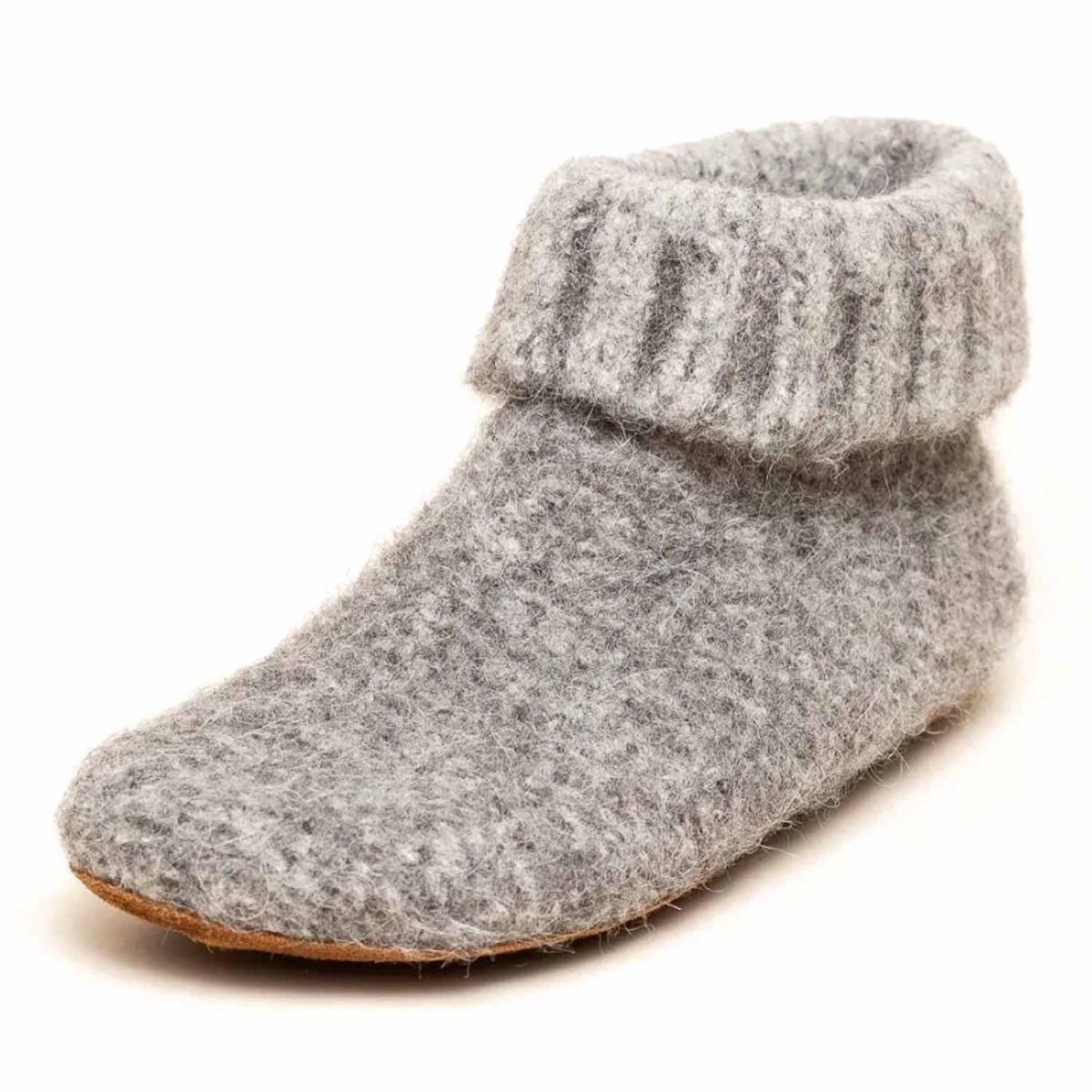 Gottstein - Knit Boot Alpaka - Unisex Hüttenschuhe aus Alpakawolle - Grau (Grey) – Bild 3