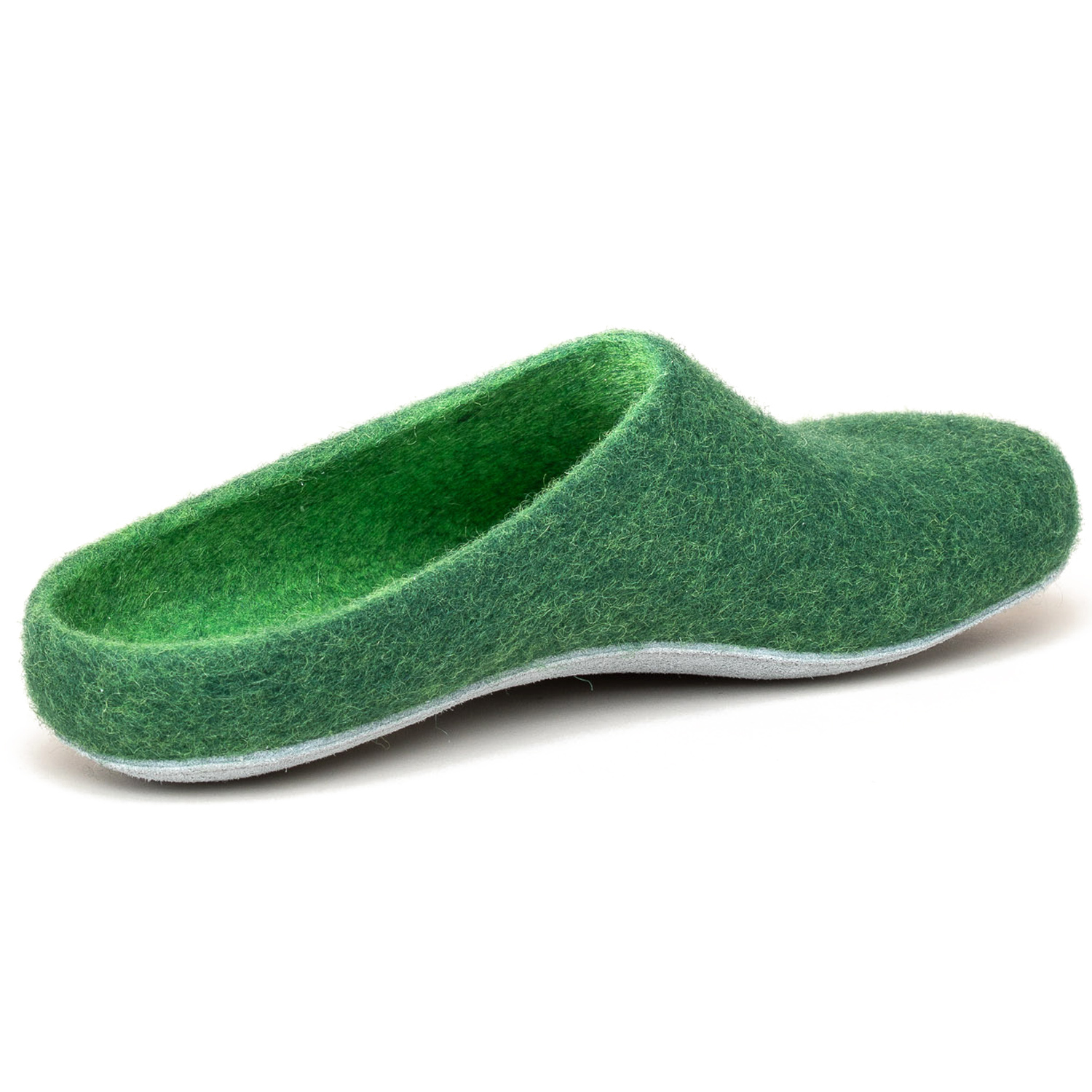 Gottstein - Magicfelt 701 - Unisex Wollfilz-Pantoffel - Dunkelgrün (Dark Green) – Bild 3