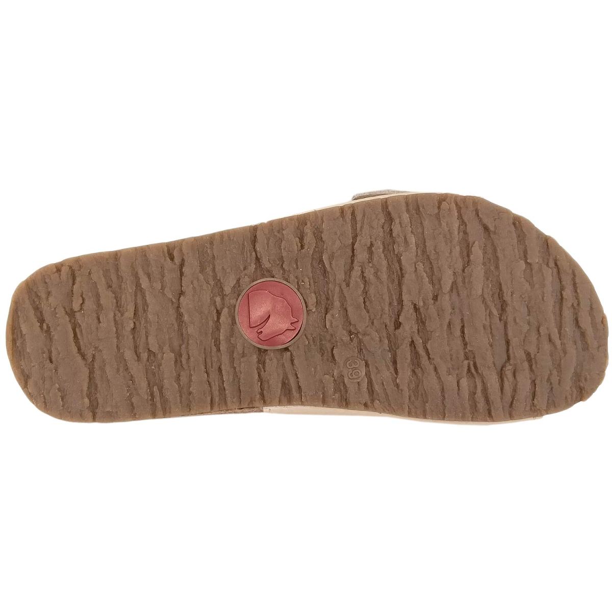 Haflinger - Bio Jeane - Damen Leder-Sandale mit Korkfußbett - Creme – Bild 2