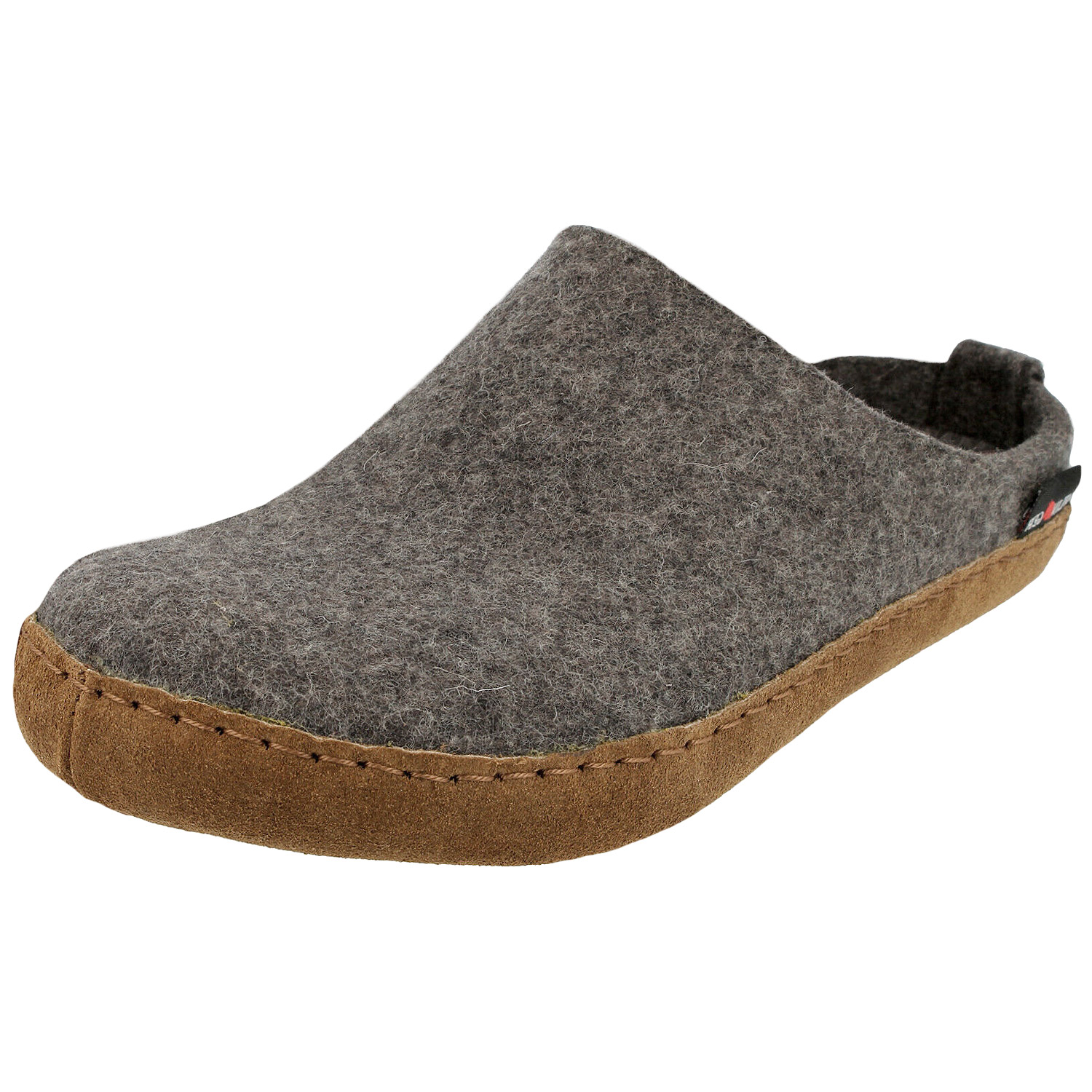 Haflinger - Emils Toffel - Unisex Filz-Pantoffel - Anthrazit