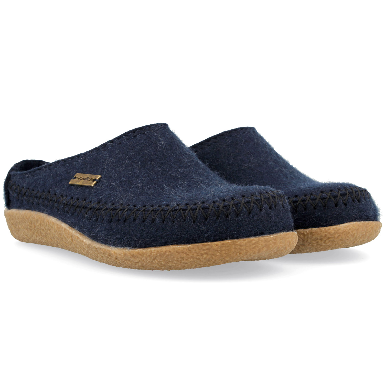Haflinger - Blizzard Credo - Unisex Filz-Pantoffeln - Dunkelblau (Kapitän) – Bild 3