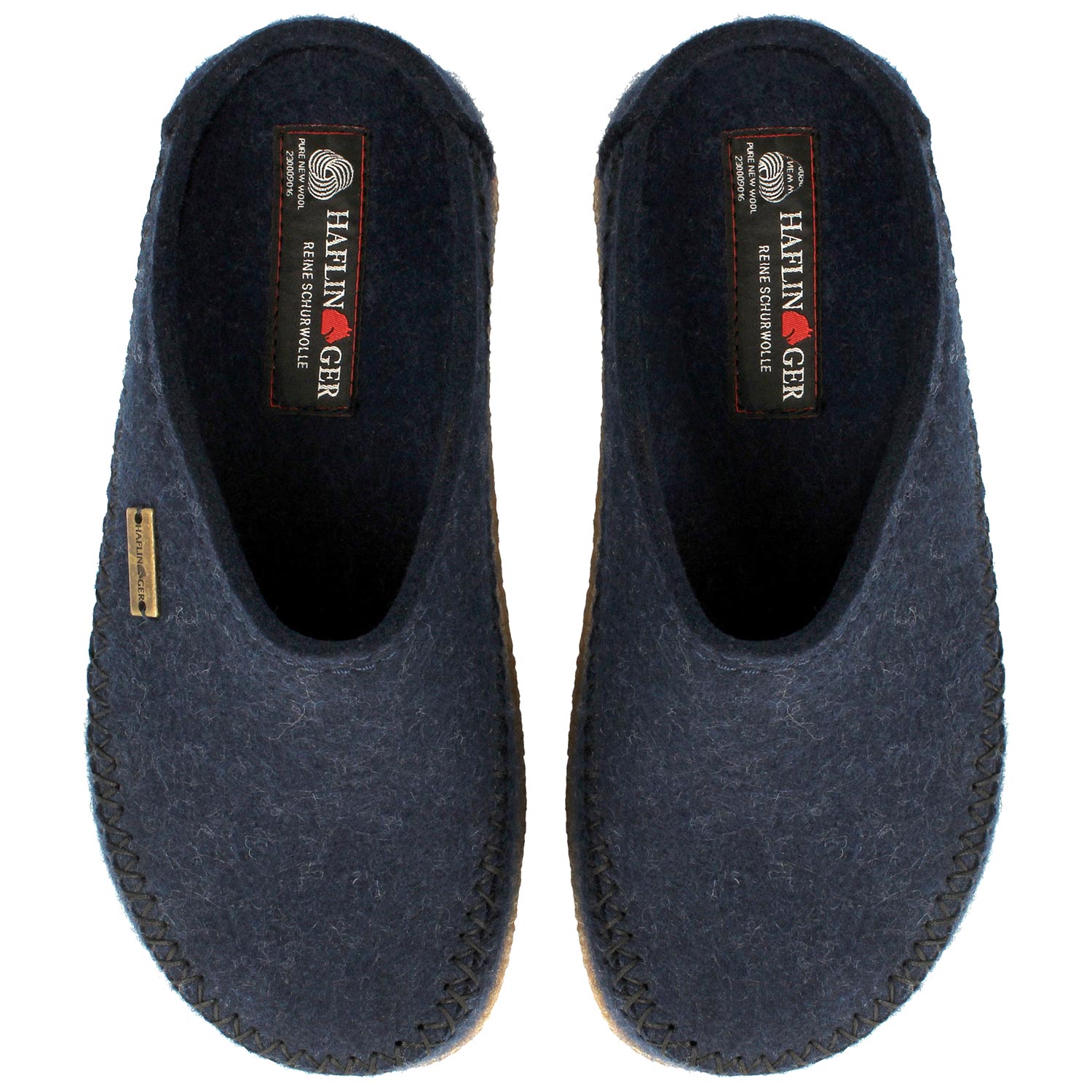 Haflinger - Blizzard Credo - Unisex Filz-Pantoffeln - Dunkelblau (Kapitän) – Bild 5