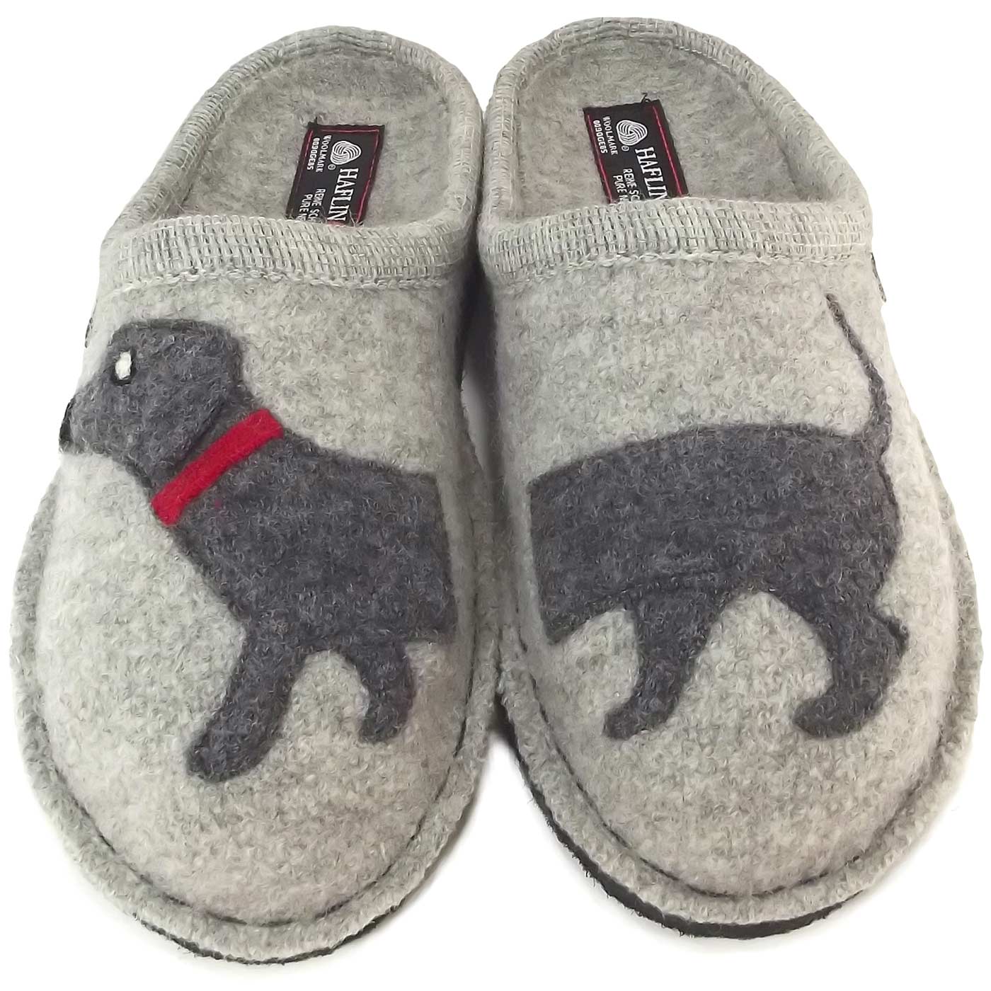 Haflinger - Flair Dackel - Damen Hauspantoffeln - grau (steingraumeliert) – Bild 2