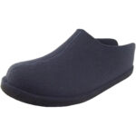 Haflinger - Flair Smily - Unisex Wollfilz-Pantoffel - mittelblau