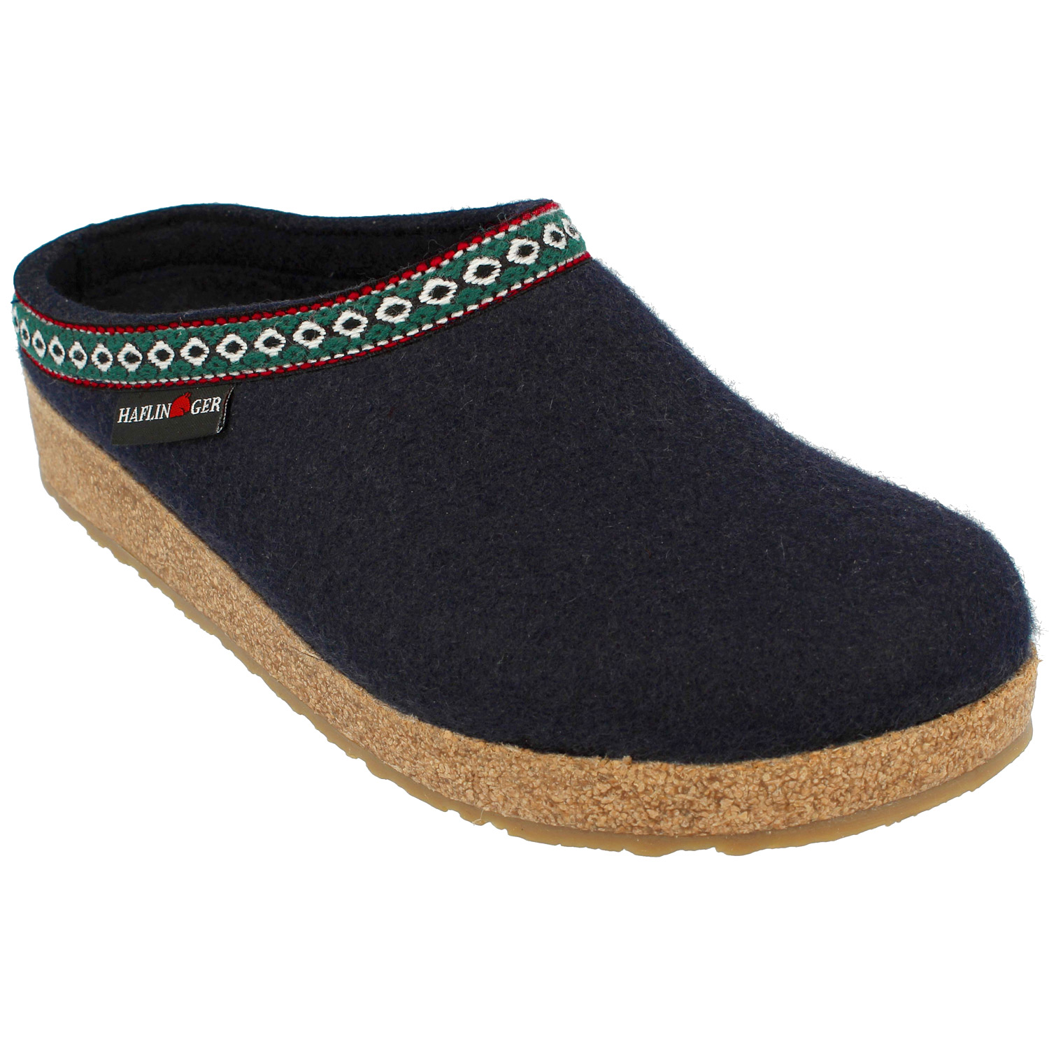 Haflinger - Grizzly Franzl - Unisex Filz-Pantoffel - Schwarz – Bild 2
