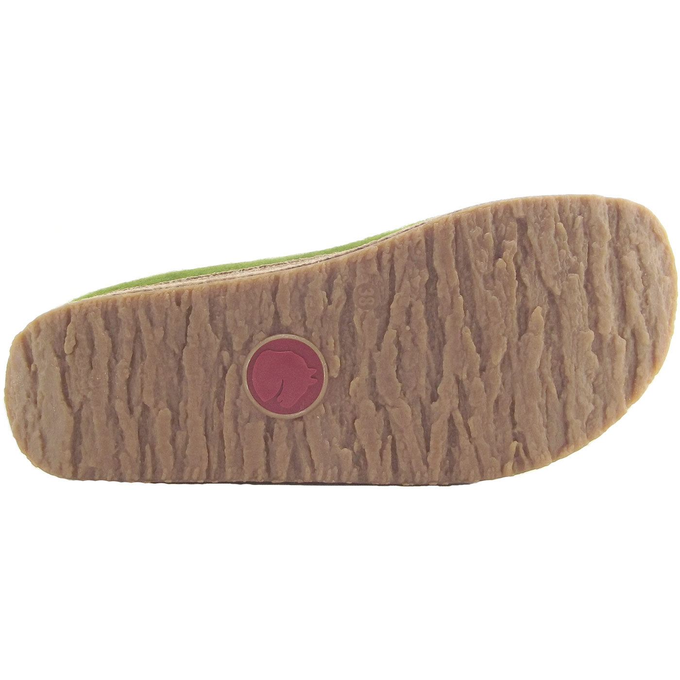 Haflinger - Grizzly Kanon - Damen Pantoffeln - Grasgrün – Bild 4