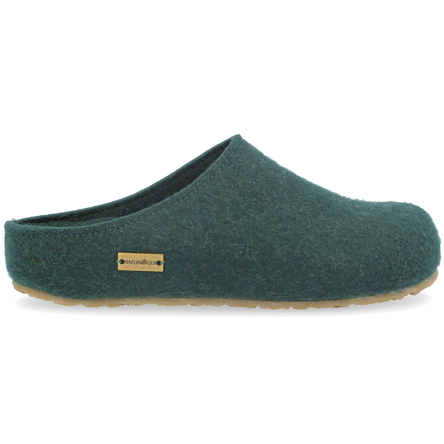 Haflinger - Grizzly Michl - Unisex Filz-Pantoffeln - Piniengrün