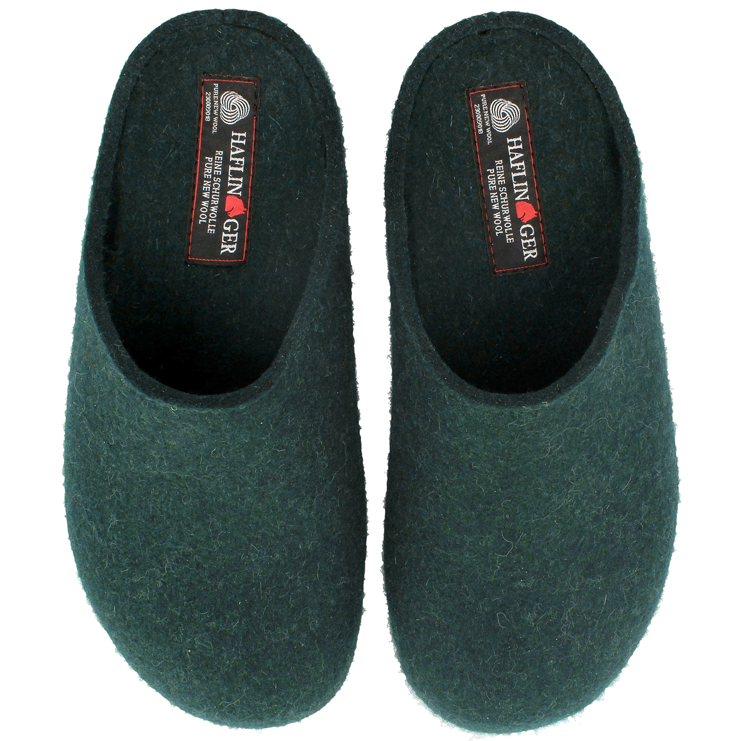 Haflinger - Grizzly Michl - Unisex Filz-Pantoffeln - Piniengrün – Bild 4