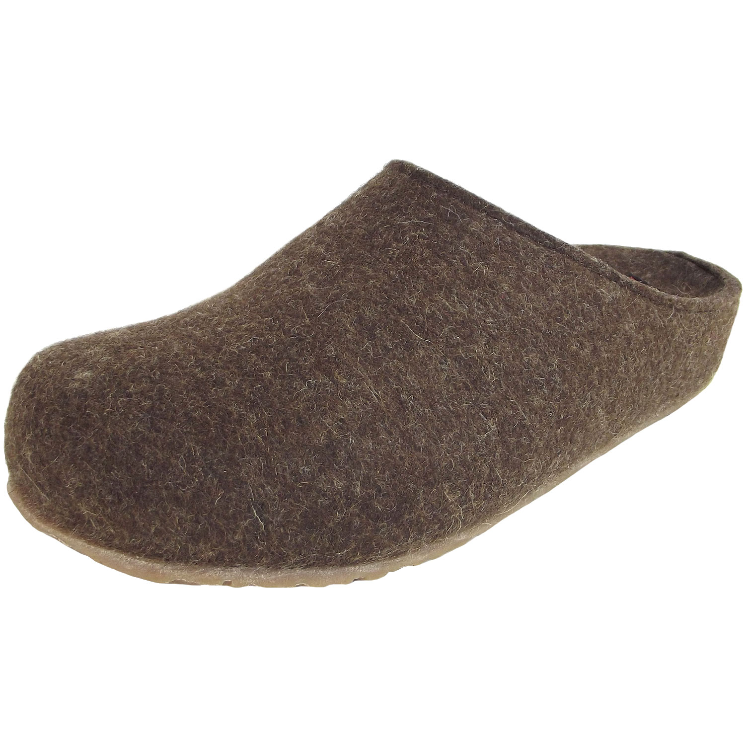 Haflinger - Grizzly Michl - Unisex Hauspantoffeln - dunkelbraun (schoko)