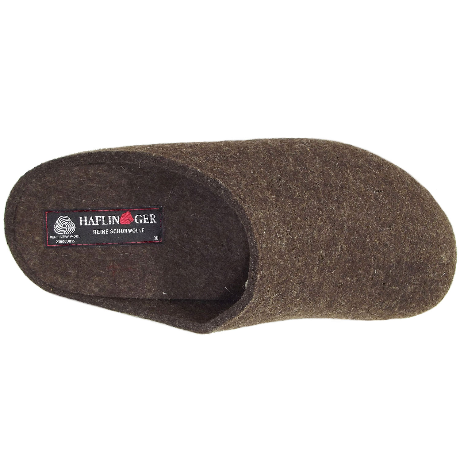 Haflinger - Grizzly Michl - Unisex Hauspantoffeln - dunkelbraun (schoko) – Bild 3