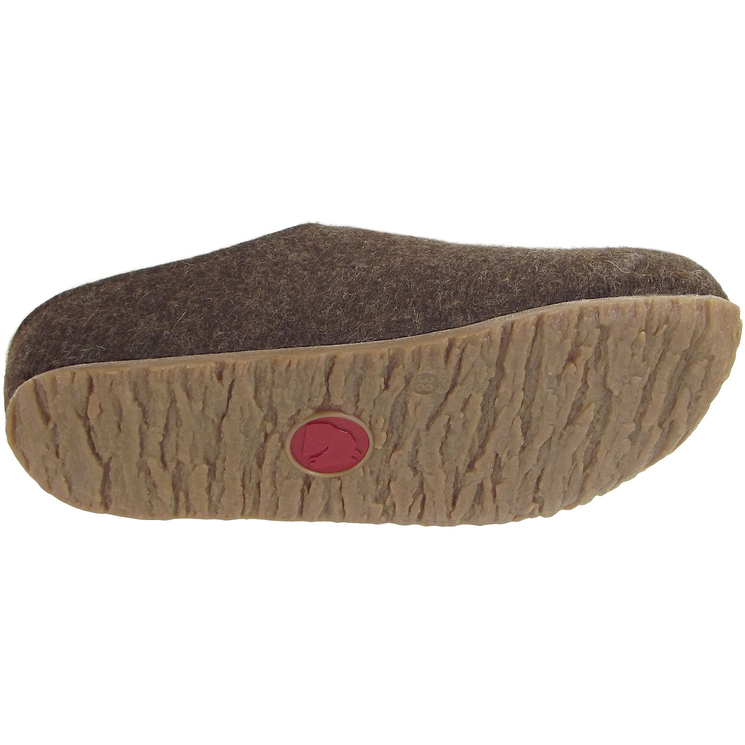 Haflinger - Grizzly Michl - Unisex Hauspantoffeln - dunkelbraun (schoko) – Bild 4