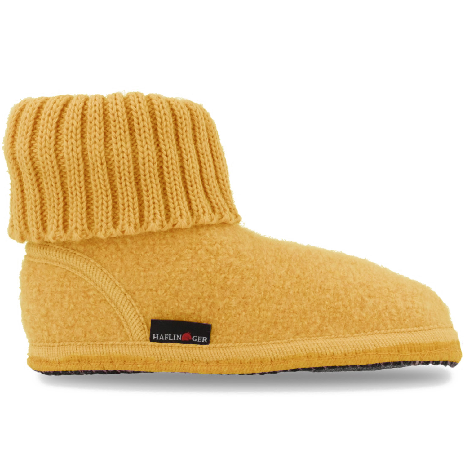 Haflinger - Karl - Unisex Hüttenschuhe - Gelb (Sonne)