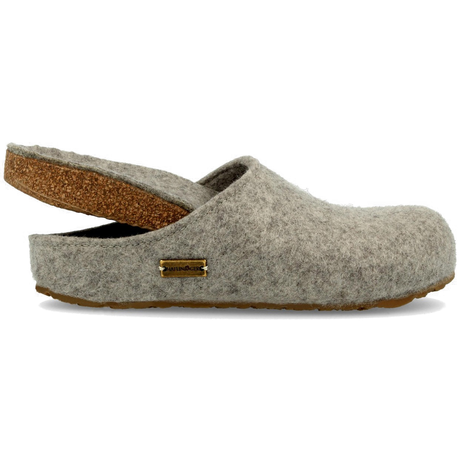 Haflinger - Grizzly Michl - Unisex Hauspantoffeln - Torf – Bild 2