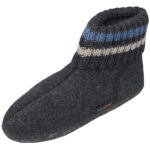 Haflinger - Paul - Unisex Hüttenschuhe - Graphit