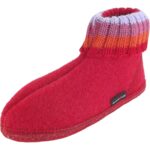 Haflinger - Paul - Damen Hüttenschuhe - Ziegelrot