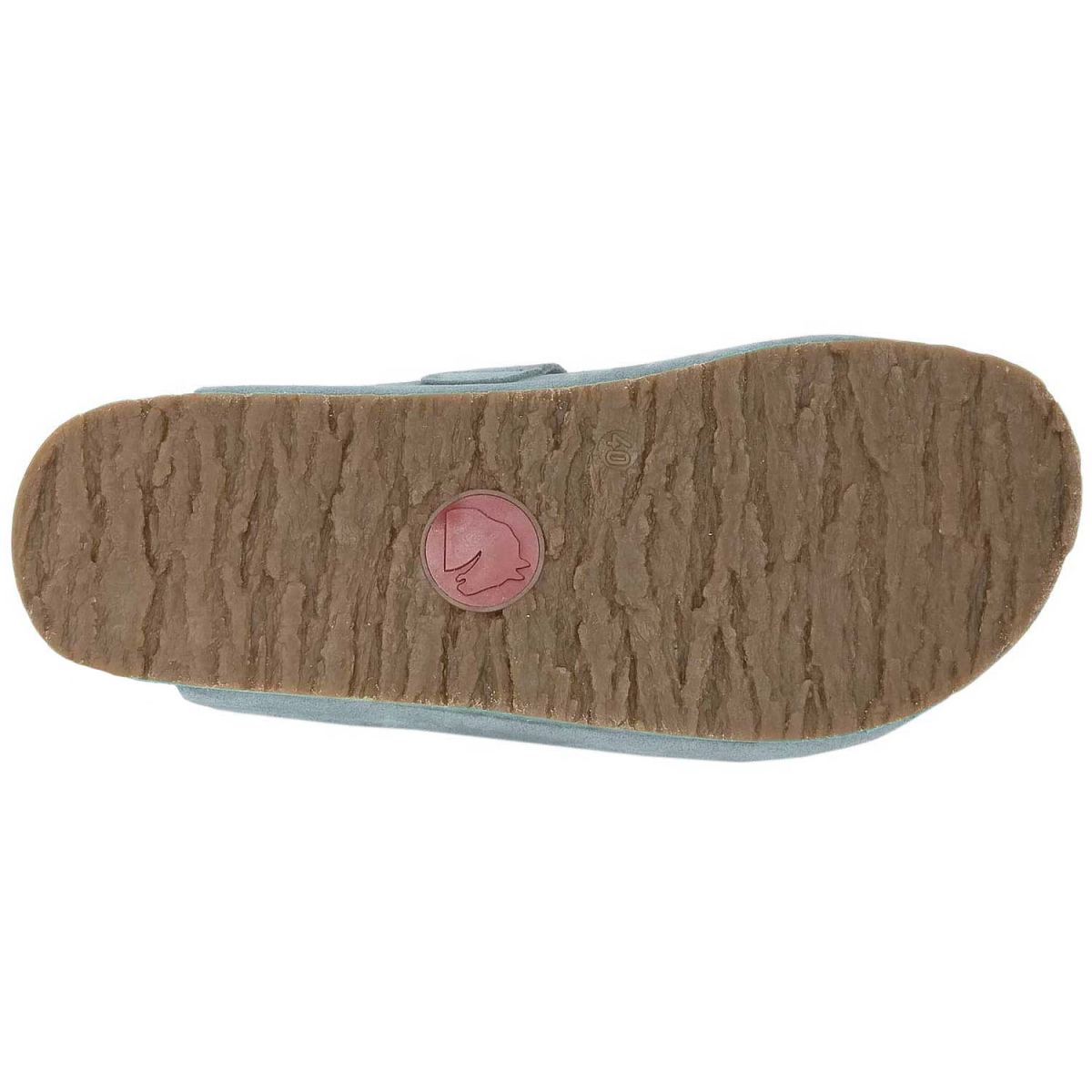 Haflinger - Porto - Unisex Lederclog mit Korkfußbett - Blau (Jeans) – Bild 5
