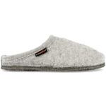 Haflinger - Walktoffel Alaska - Unisex Weiche Pantoffel - Steingraumeliert