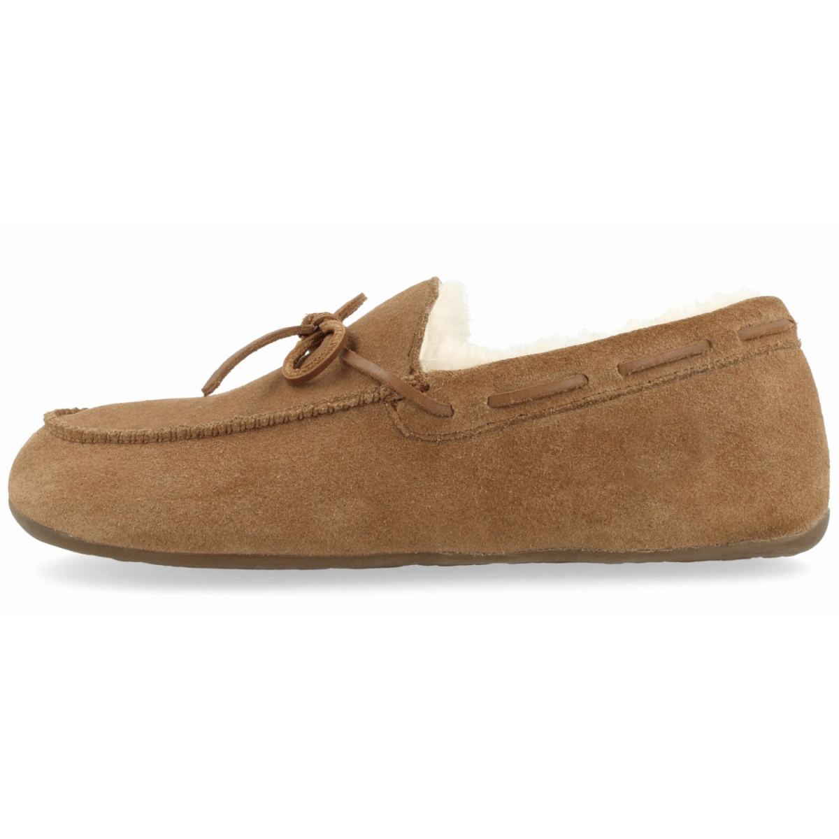 Haflinger - Yumah - Herren Lammfell-Mokassin mit Gummisohle - Chestnut – Bild 3