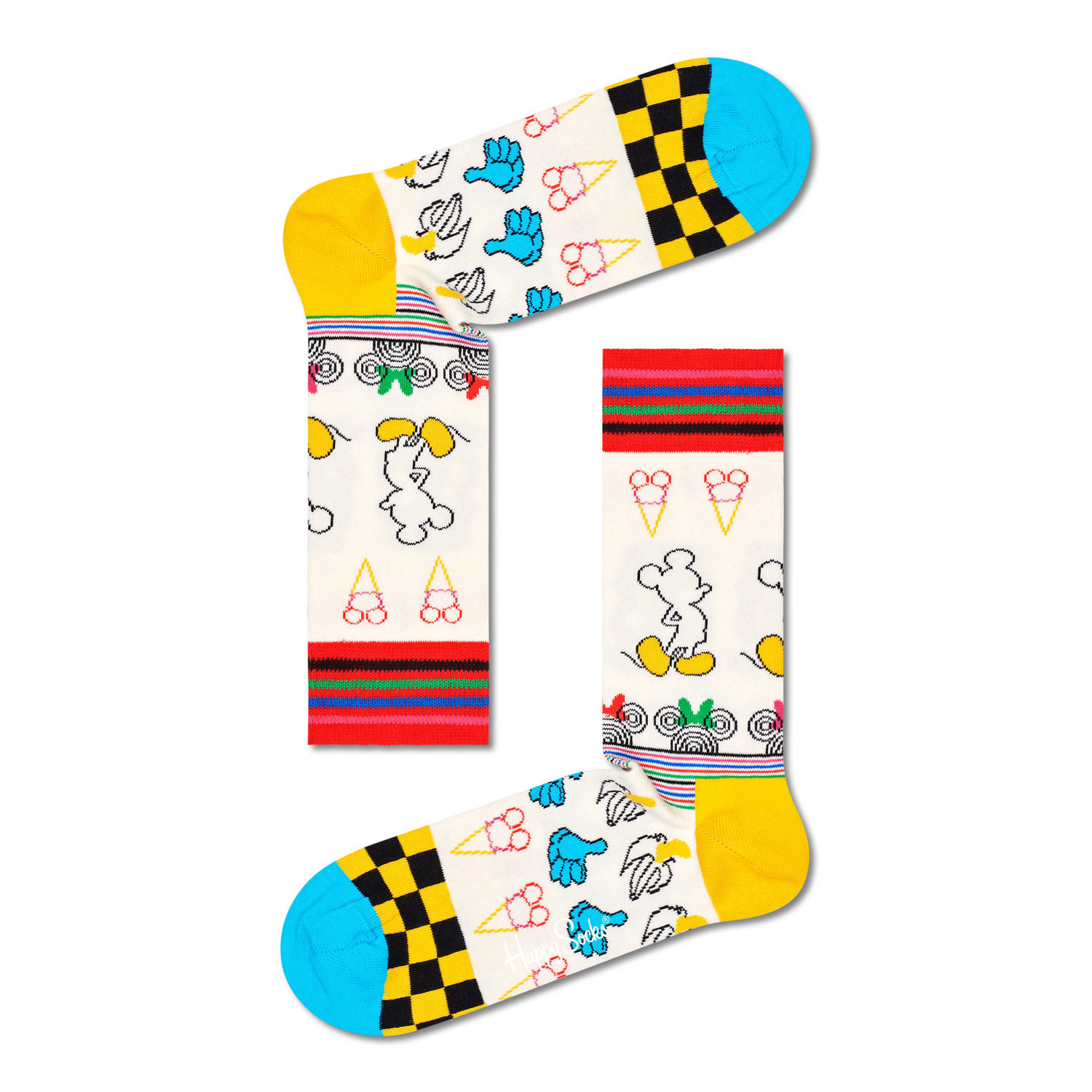 Happy Socks - Disney Gift Box 4-Pack - Unisex Geschenks-Socken - Mehrfarbig – Bild 4