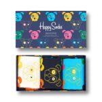 Happy Socks - Dog Socks Gift Set 3-Pack - Unisex Geschenk-Socken - Mehrfarbig