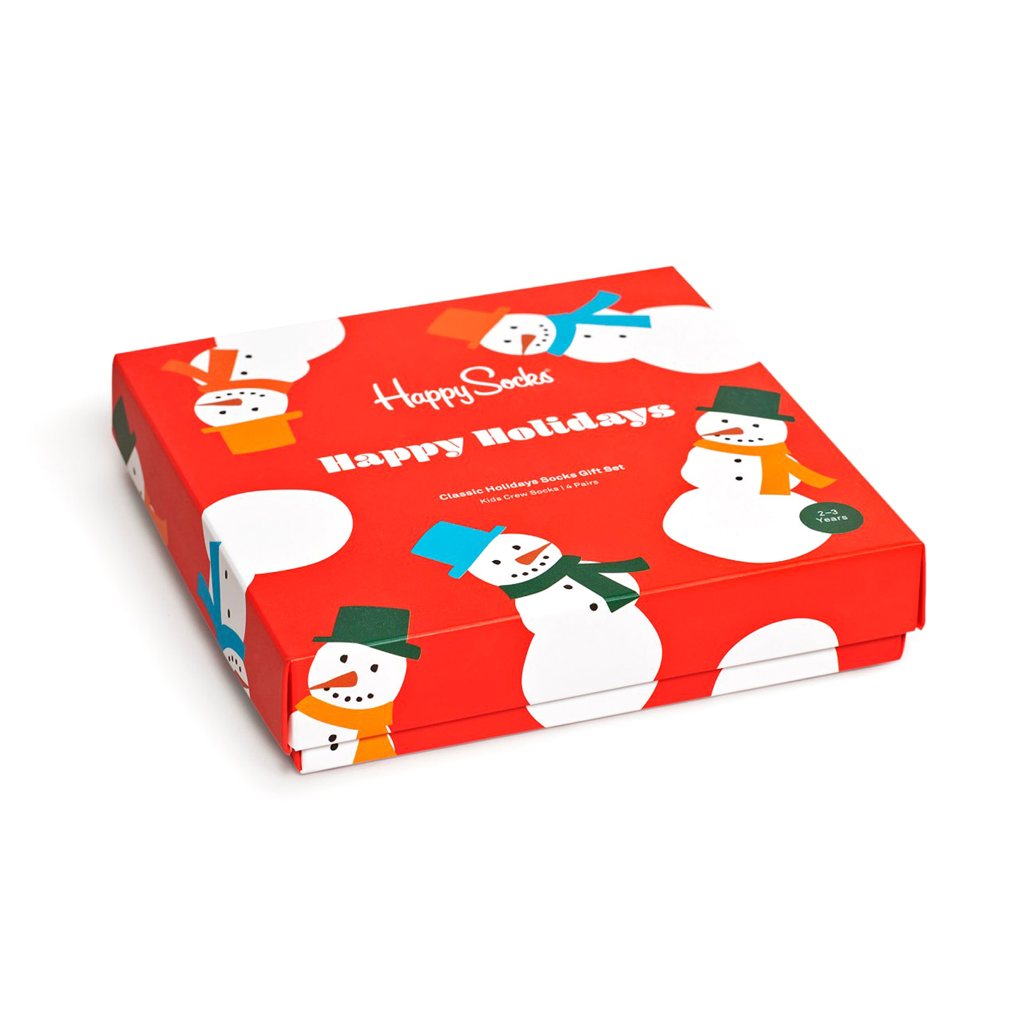 Happy Socks - Happy Holidays Kids Gift Box 4-Pack - Kinder Geschenk-Socken - Mehrfarbig