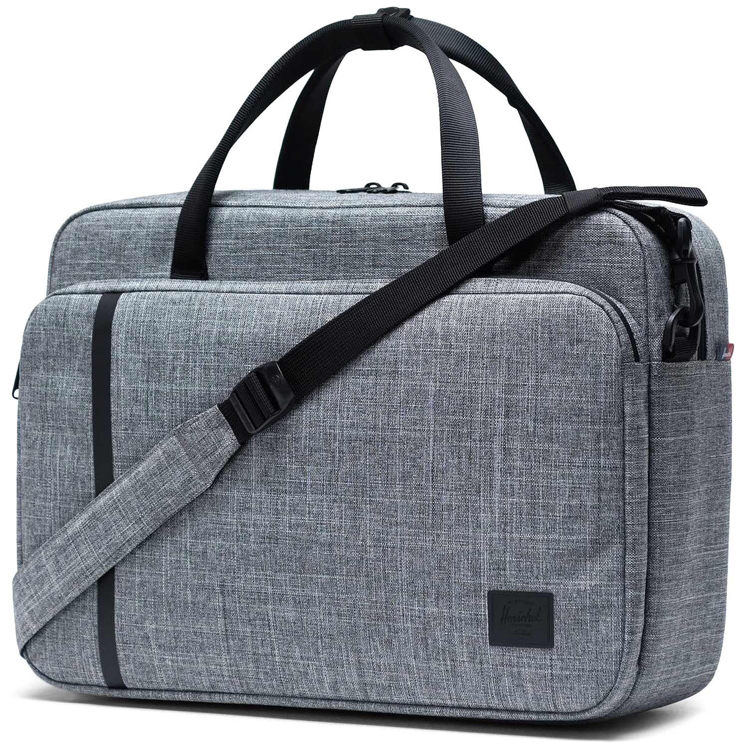 Herschel - Gibson - Herren Messenger-Tasche - grau (raven crosshatch) – Bild 2