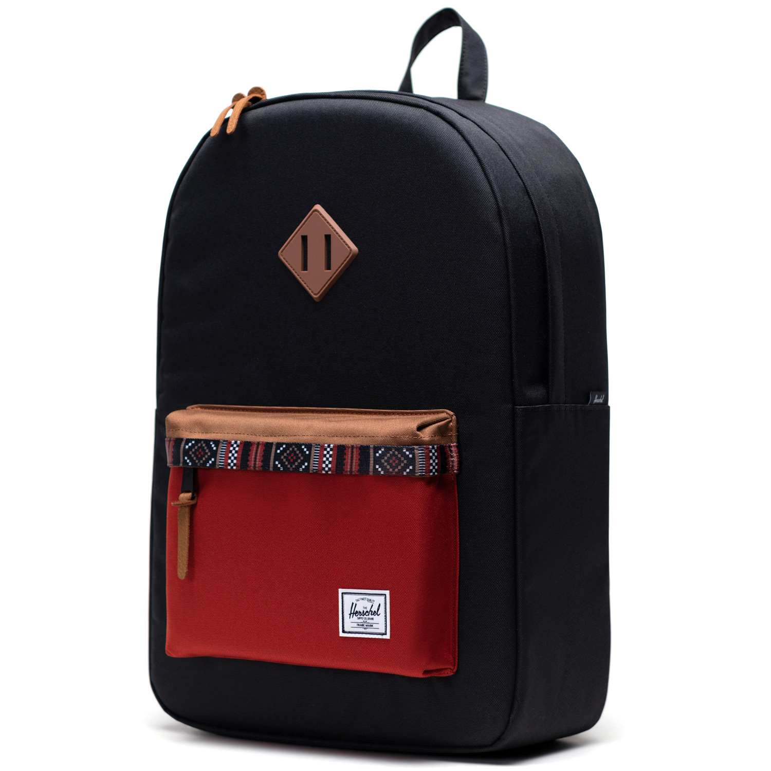 Herschel - Heritage - Unisex Rucksack - Black/Saddle/Ketchup – Bild 2