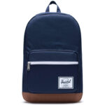 Herschel - Pop Quiz - Unisex Rucksack - Dunkelblau (Peacoat/Saddle Brown)