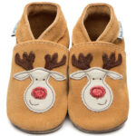 Inch Blue - Rudolf - Kleinkinder Krabbelschuhe - Hellbraun (Tan)