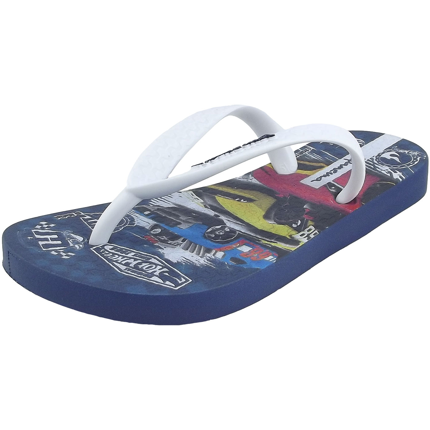 Ipanema - Hot Wheels Kids - Jungen Zehenstegsandale - blau/weiß (blue/white)