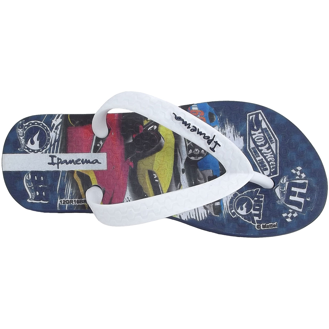 Ipanema - Hot Wheels Kids - Jungen Zehenstegsandale - blau/weiß (blue/white) – Bild 2