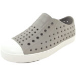 Native Shoes - Jefferson Child - Kinder Slipper - grau (pigeon grey/shell white)