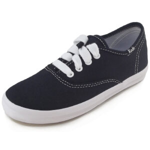 Keds - Champion Canvas Girls - Mädchen Sneaker - schwarz/weiß (black/white)
