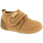 Living Kitzbühel - Babyschuh Velourlederkappe - Baby Hausschuhe - Braun (Almond)