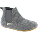 Living Kitzbühel - Filz Chelsea Boot - Unisex Hüttenschuhe - Grau
