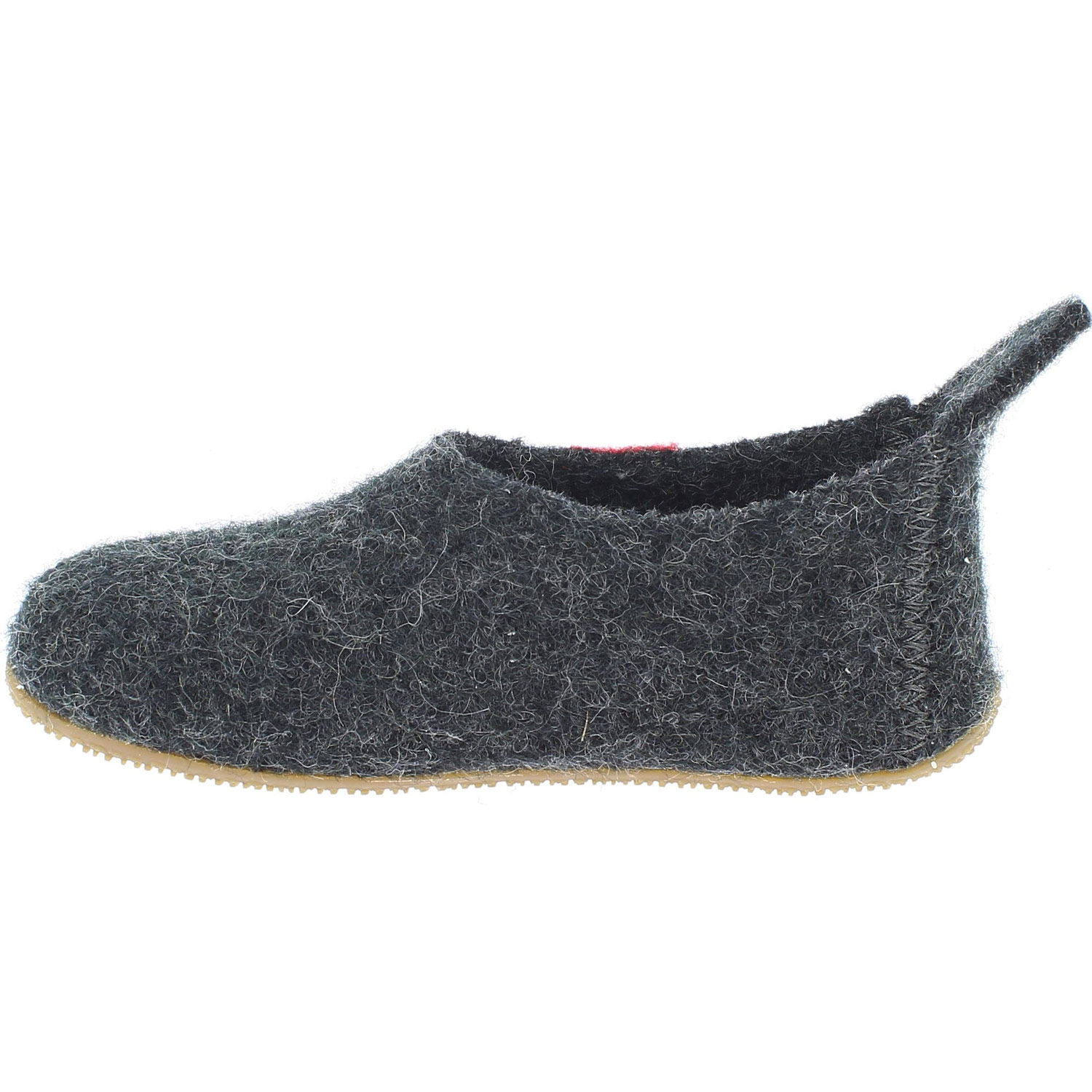 Living Kitzbühel - Slipper Schweizer Kreuz - Unisex Hausschuhe - Anthrazit (Anthra) – Bild 2