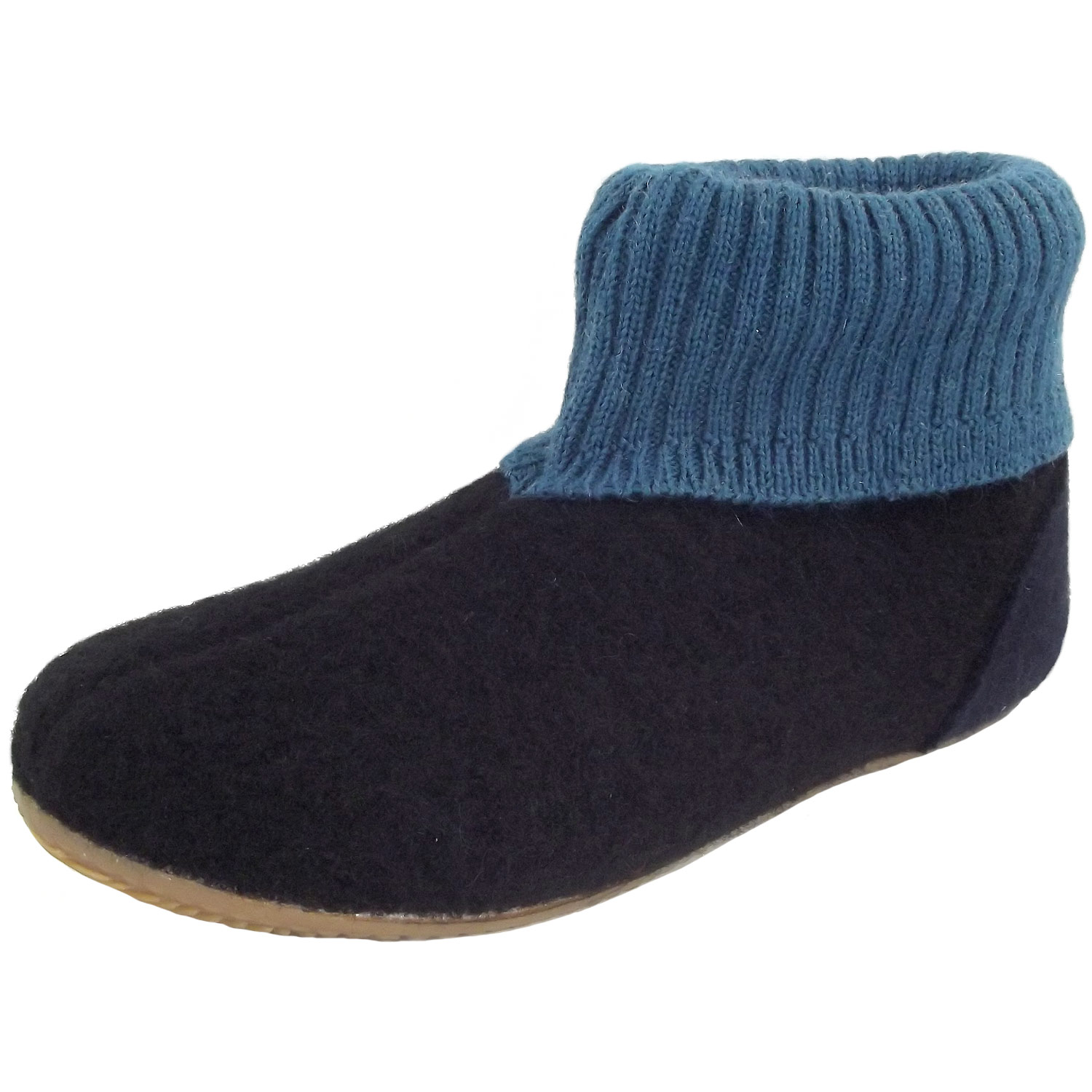 Living Kitzbühel - 1428 - Unisex Hüttenschuhe - Schwarz/Paviano