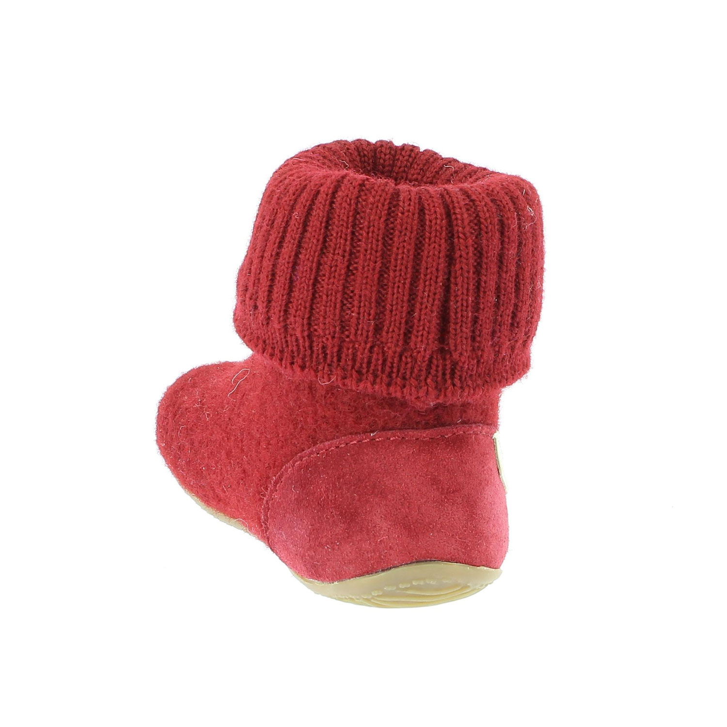 Living Kitzbühel - Hüttenschuh Uni - Damen Hohe Hausschuhe - Dark Cherry – Bild 3