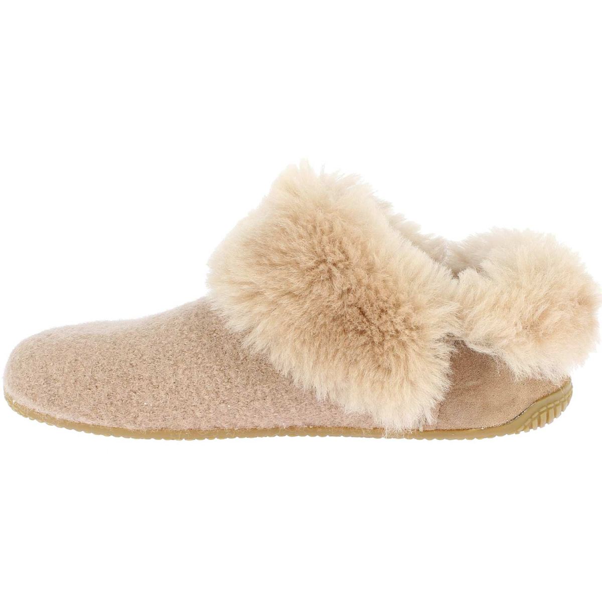 Living Kitzbühel - Slip-On Walk Premium - Damen Hausschuhe aus Schurwolle - Timeless Taupe – Bild 2