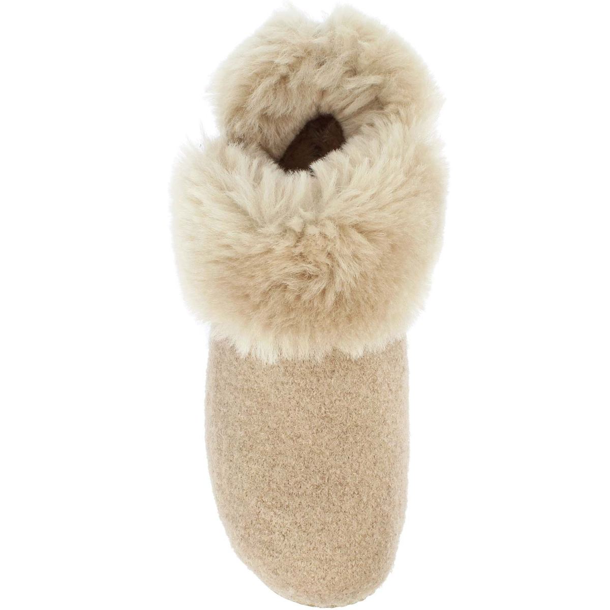 Living Kitzbühel - Slip-On Walk Premium - Damen Hausschuhe aus Schurwolle - Timeless Taupe – Bild 4