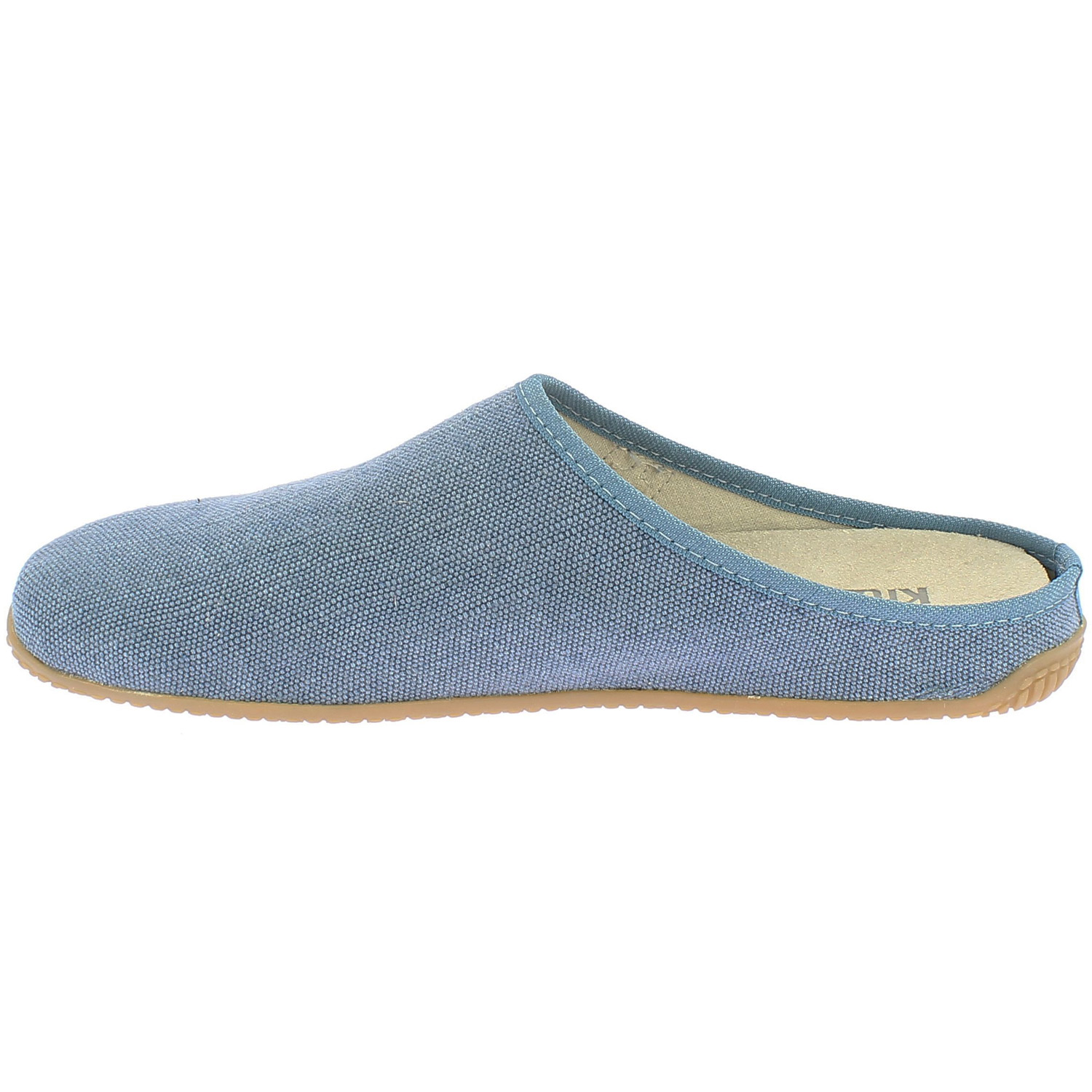 Living Kitzbühel - Pantoffel Schweizer Kreuz - Damen Hausschuhe - Jeans – Bild 2