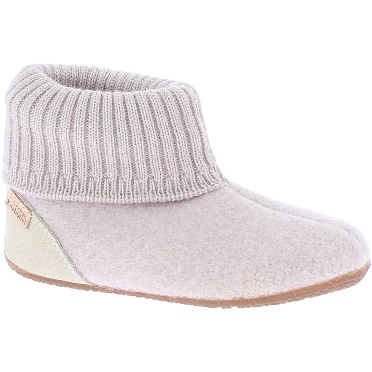Living Kitzbühel - Hüttenschuh - Unisex Hohe Hausschuhe - Graurosa (Frost)