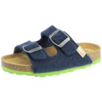 Living Kitzbühel - Wooly Wonder - Kinder Pantolette mit Tieffußbett - Dunkelblau (Nightshadow)