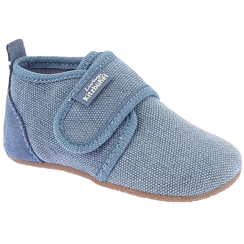 Living Kitzbühel - Baby Klettmodell - Kleinkinder Hausschuhe - Jeans