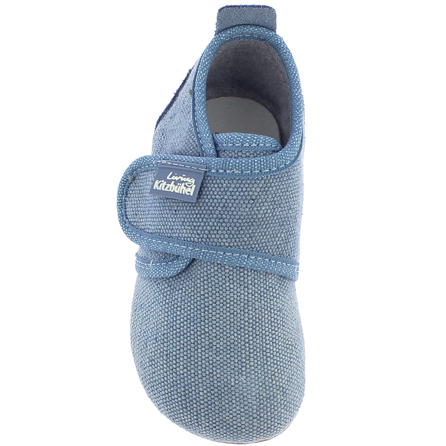 Living Kitzbühel - Baby Klettmodell - Kleinkinder Hausschuhe - Jeans – Bild 4