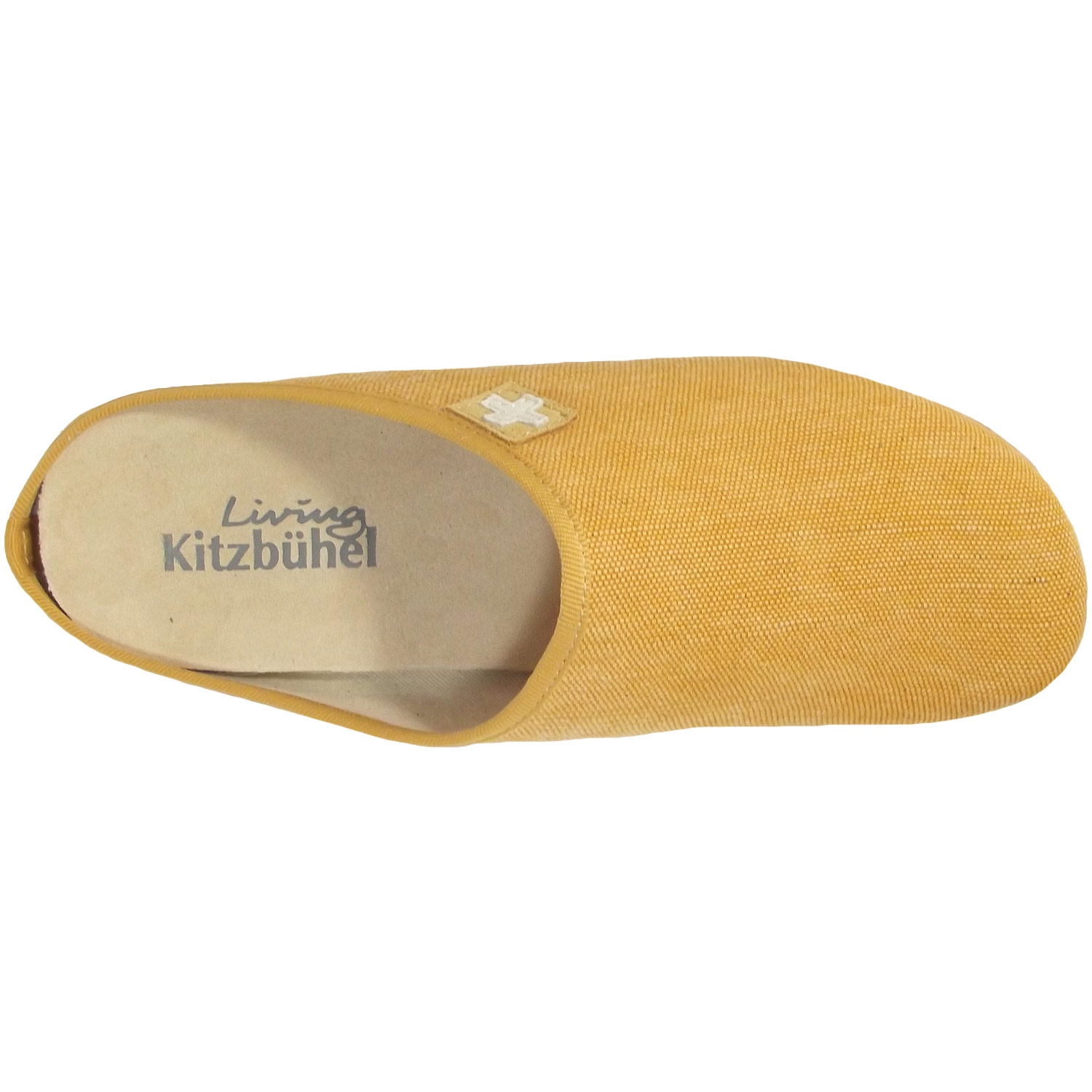 Living Kitzbühel - Pantoffel Schweizer Kreuz - Damen Pantoffel - Citrus – Bild 3
