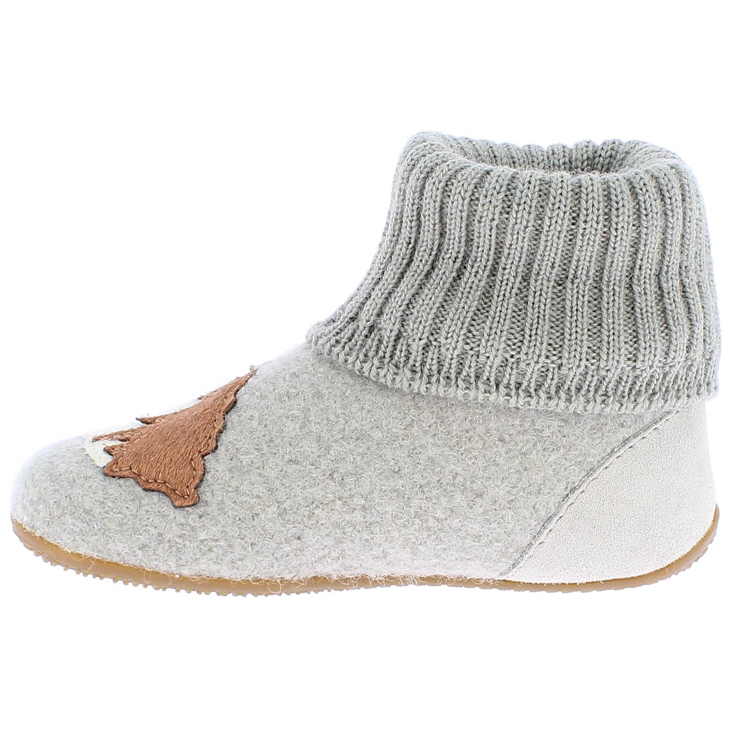 Living Kitzbühel - Hüttenschuh Pony - Mädchen Hohe Hausschuhe - Grau (Pumice) – Bild 3