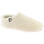 Living Kitzbühel - Lammfell Slip-On - Damen Hausschuhe mit Walkfutter - Natur (Unbleached)